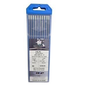 Wolfram Industrie Tri-Mix WS2 Tungsten Electrodes 1/8" x 7" 10pk Diamond Ground